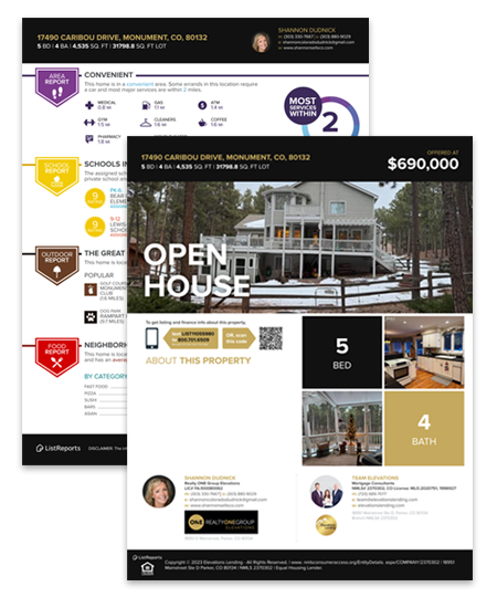 MBS Highway Branding: Open House Flyers